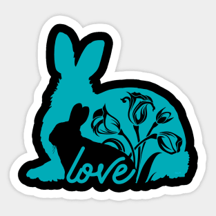 Bunny Mom Love Sticker